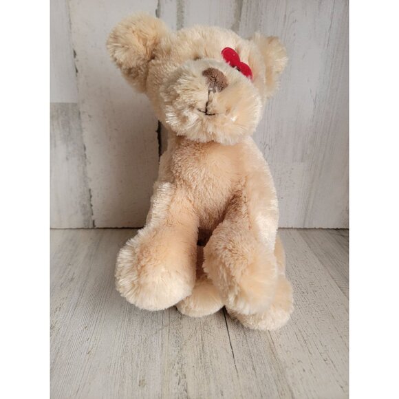 Bearington stuffed animal heart eye dog plush toy Valentine - Picture 2 of 8